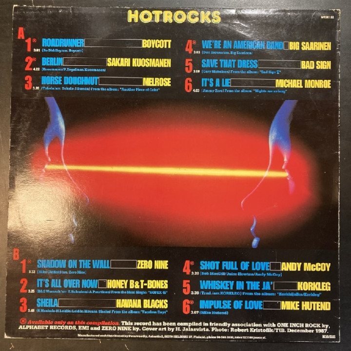 V/A - Hotrocks LP (VG+-M-/VG+)