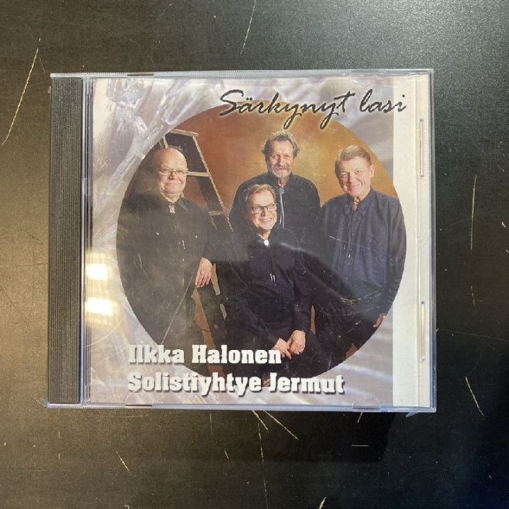 Ilkka Halonen ja Solistiyhtye Jermut - Särkynyt lasi CD (VG+/M-) -iskelmä-