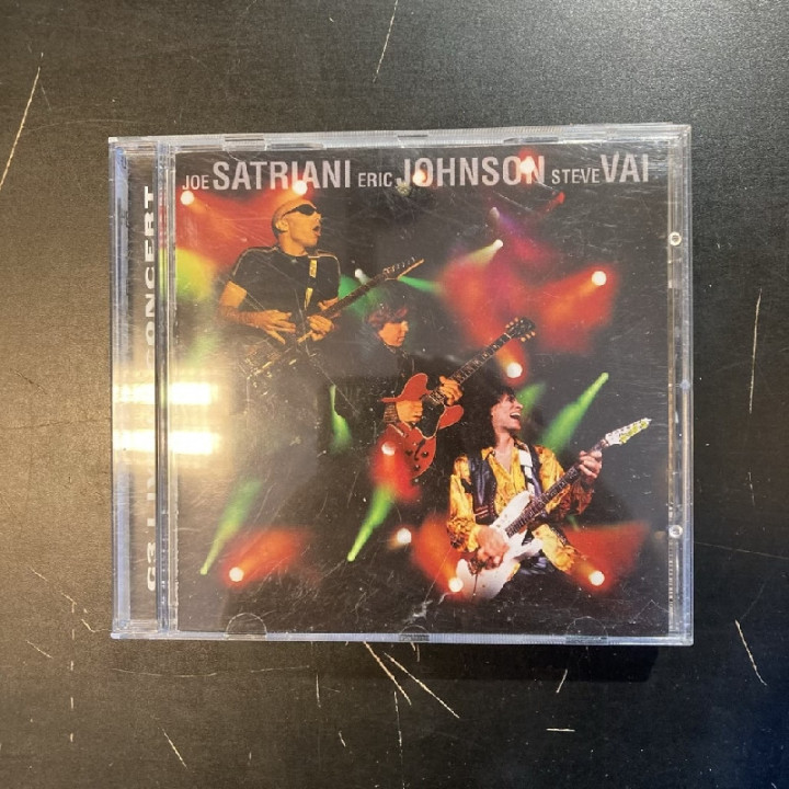 Joe Satriani, Eric Johnson, Steve Vai - G3 Live In Concert CD (VG+/M-) -hard rock-