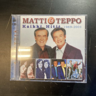 Matti ja Teppo - Kaikki hitit (1969-2001) 2CD (VG+/M-) -iskelmä-