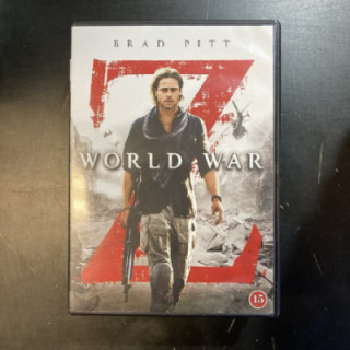 World War Z DVD (M-/M-) -toiminta/kauhu-