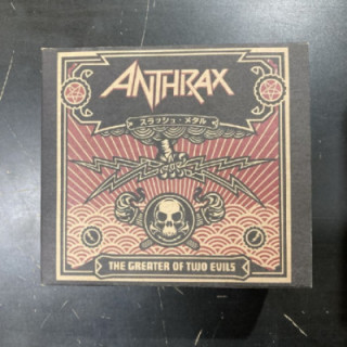 Anthrax - The Greater Of Two Evils (limited edition) 2CD (VG+-M-/M-) -thrash metal-