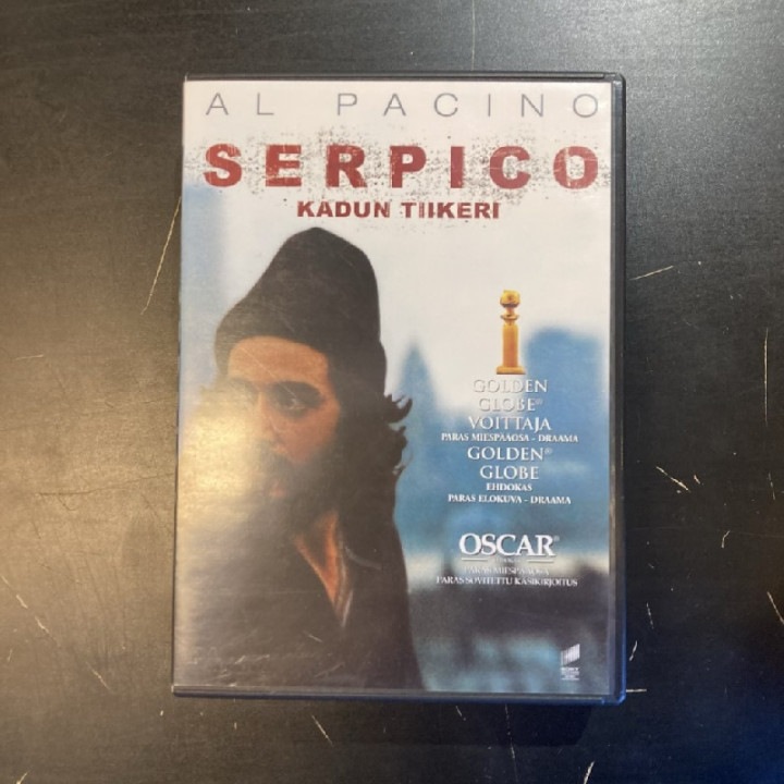 Serpico - kadun tiikeri DVD (VG+/M-) -draama-