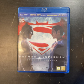 Batman V Superman - Dawn Of Justice Blu-ray (M-/M-) -toiminta-