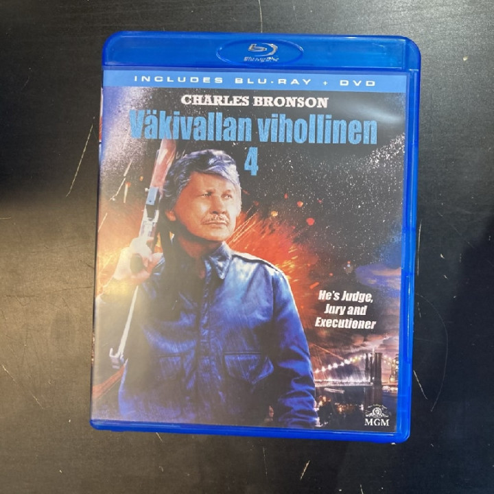 Väkivallan vihollinen 4 Blu-ray+DVD (M-/M-) -toiminta-