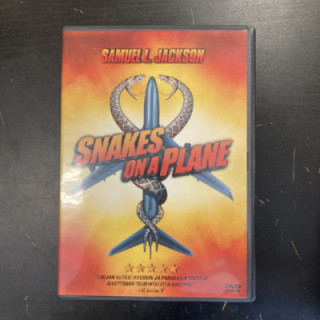 Snakes On A Plane DVD (VG+/M-) -toiminta-