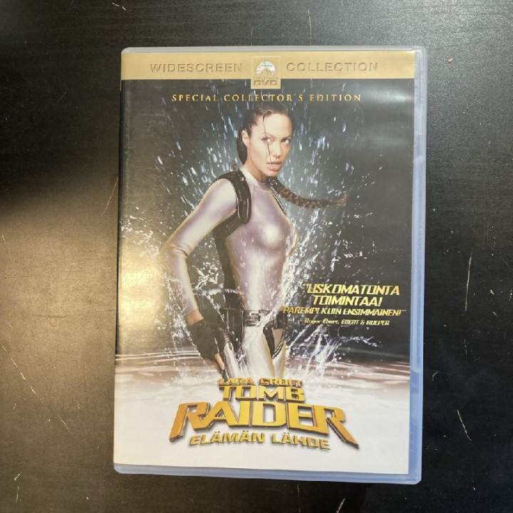 Lara Croft Tomb Raider - elämän lähde DVD (VG+/M-) -seikkailu-