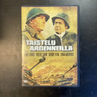 Taistelu Ardenneilla DVD (VG+/M-) -sota-