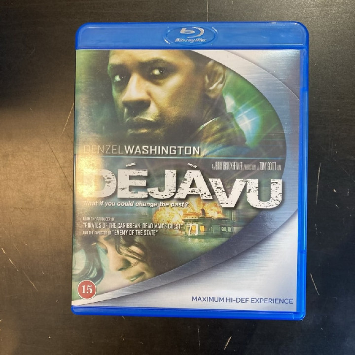 Deja Vu Blu-ray (M-/M-) -toiminta/sci-fi-