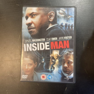 Inside Man DVD (M-/M-) -toiminta/jännitys-