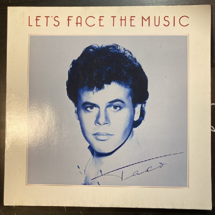 Taco - Let's Face The Music LP (VG+/VG+) -synthpop-