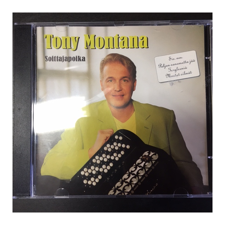 Tony Montana - Soittajapoika CD (VG+/M-) -iskelmä-