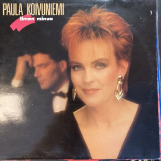 Paula Koivuniemi - Ilman minua LP (M-/VG+) -iskelmä-