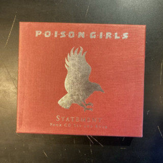 Poison Girls - Statement (The Complete Recordings) 4CD (G-VG/VG+) -punk rock-