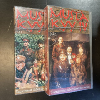Musta Kyy IV - osat 1 ja 2 VHS (VG+/M-) -tv-sarja-