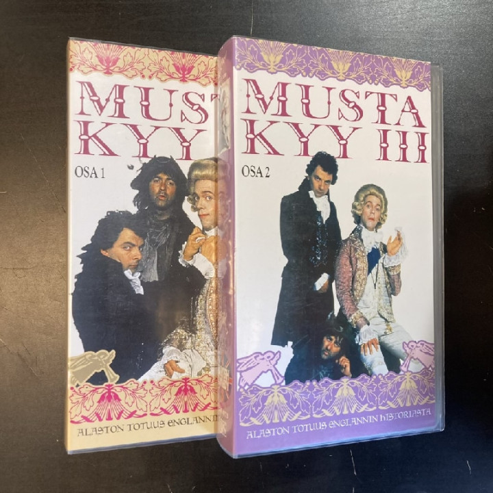 Musta Kyy III - osat 1 ja 2 VHS (VG+/M-) -tv-sarja-