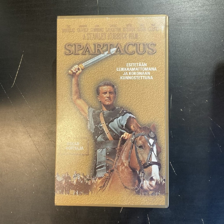Spartacus VHS (VG+/VG+) -seikkailu-