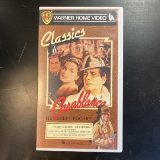 Casablanca VHS (VG+/M-) -draama-