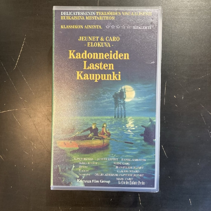 Kadonneiden lasten kaupunki VHS (VG+/M-) -seikkailu/sci-fi-