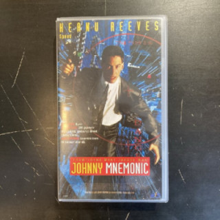 Johnny Mnemonic VHS (VG+/M-) -toiminta/sci-fi-