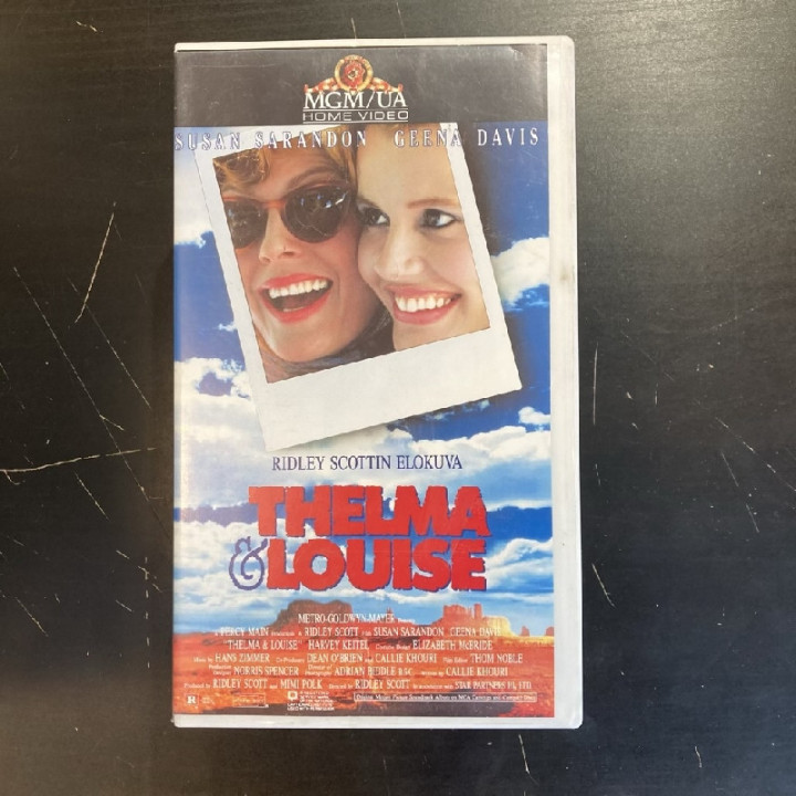 Thelma ja Louise VHS (VG+/M-) -toiminta/draama-