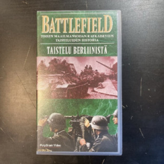 Battlefield - Taistelu Berliinistä VHS (VG+/M-) -dokumentti-