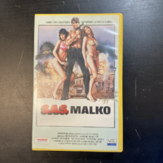 S.A.S. Malko VHS (VG+/M-) -toiminta-