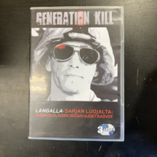 Generation Kill - koko sarja 3DVD (VG-VG+/M-) -tv-sarja-