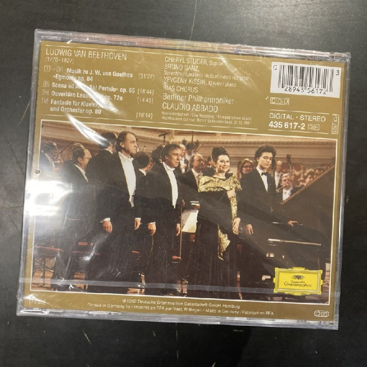 Berliner Philharmoniker - Beethoven In Berlin CD (avaamaton) -klassinen-