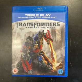 Transformers - Kuun pimeä puoli Blu-ray+DVD (M-/M-) -toiminta/sci-fi-