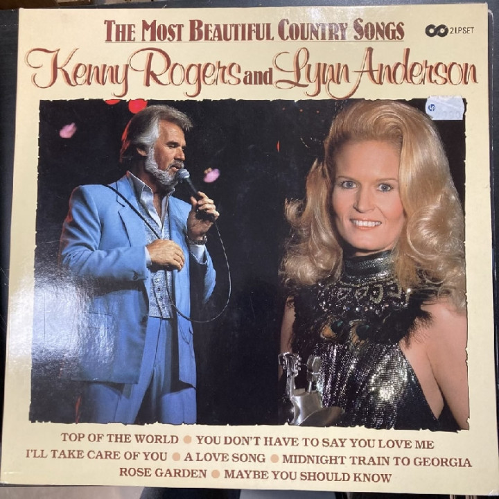 Kenny Rogers / Lynn Anderson - The Most Beautiful Country Songs 2LP (VG+/VG+) -country-