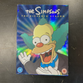 Simpsonit - Kausi 11 4DVD (VG/VG) -tv-sarja-