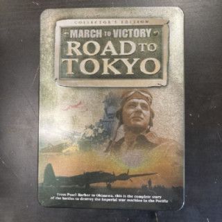 March To Victory - Road To Tokyo 5DVD (VG-VG+/VG+) -dokumentti-
