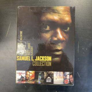 Samuel L. Jackson Collection 6DVD (VG+/VG+) -toiminta/draama/kauhu-