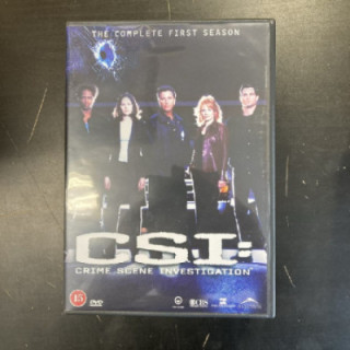 CSI: Crime Scene Investigation - Kausi 1 6DVD (VG+-M-/M-) -tv-sarja-