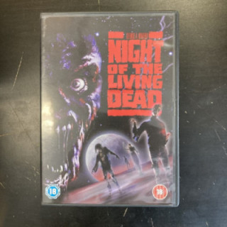 Night Of The Living Dead (1990) DVD (VG+/M-) -kauhu- (ei suomenkielistä tekstitystä)