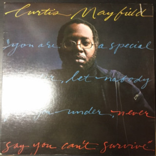 Curtis Mayfield - Never Say You Can't Survive LP (VG+-M-/VG+) -soul-