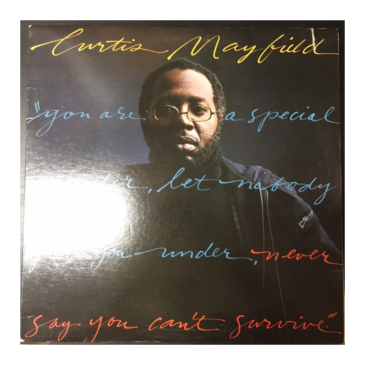 Curtis Mayfield - Never Say You Can't Survive LP (VG+-M-/VG+) -soul-