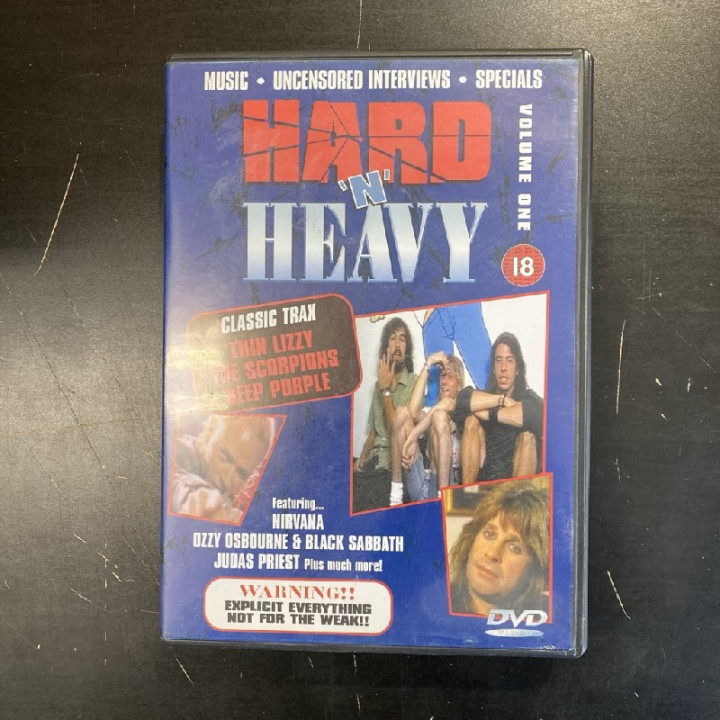 Hard 'N' Heavy Volume One DVD (VG/M-) -hard rock- (ei suomenkielistä tekstitystä)