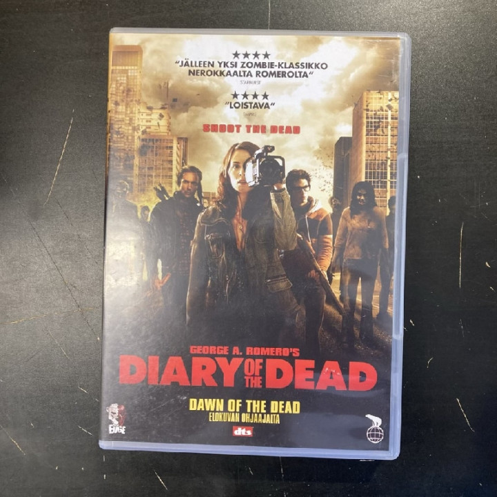 Diary Of The Dead DVD (VG/M-) -kauhu-