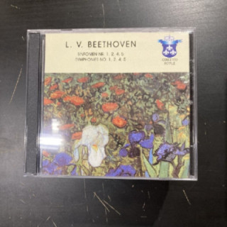 Beethoven - Symphonies No.1, 2, 4, 5 3CD (VG+-M-/M-) -klassinen-