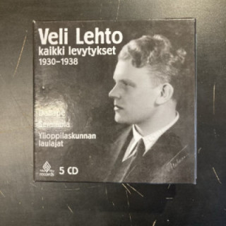 Veli Lehto - Kaikki levytykset 1930-1938 5CD (VG+-M-/VG+) -iskelmä-