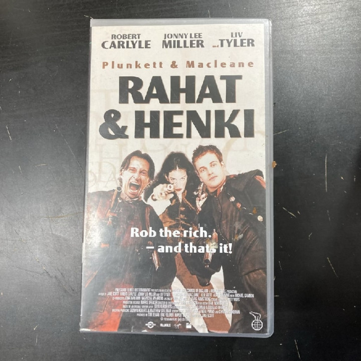 Rahat ja henki VHS (VG+/M-) -toiminta/komedia-