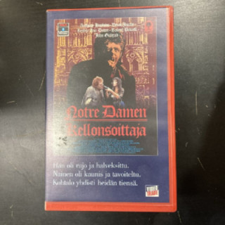 Notre Damen kellonsoittaja (1982) VHS (VG+/M-) -draama-
