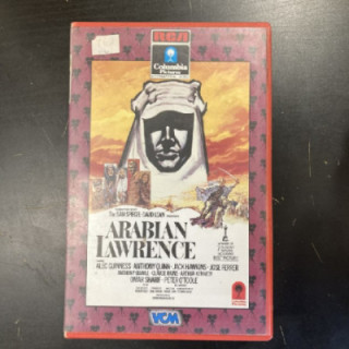 Arabian Lawrence VHS (VG+/VG+) -seikkailu/draama-