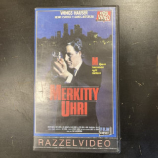 Merkitty uhri VHS (VG+/M-) -jännitys-