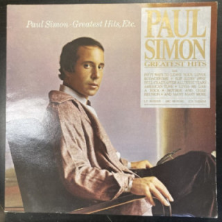 Paul Simon - Greatest Hits, Etc. LP (VG-VG+/VG+) -pop rock-