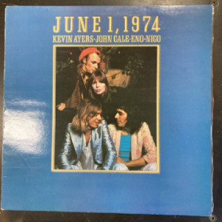 Kevin Ayers / John Cale / Eno / Nico - June 1, 1974 LP (M-/VG+) -prog rock-
