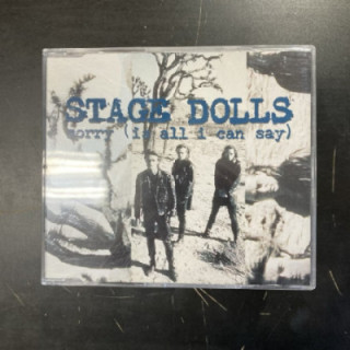 Stage Dolls - Sorry (Is All I Can Say) CDS (VG/M-) -hard rock-