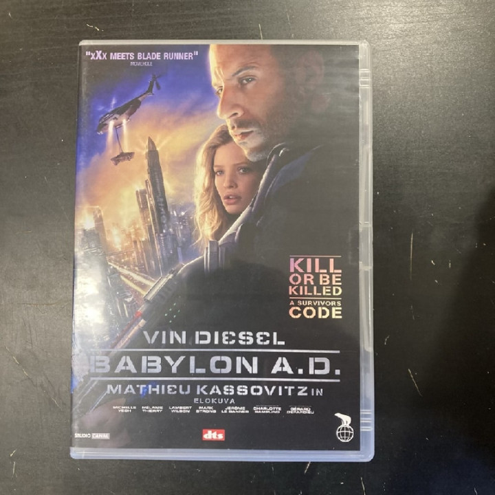 Babylon A.D. DVD (M-/M-) -toiminta/sci-fi-